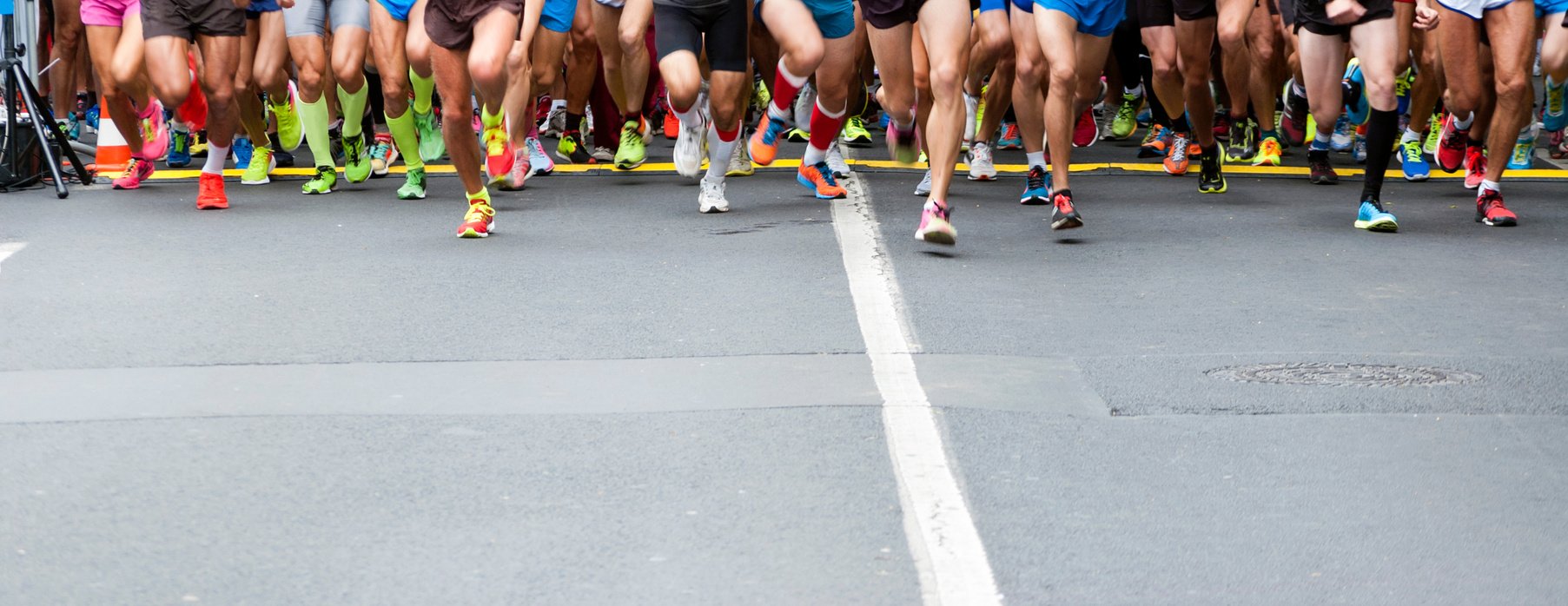 Start of a Marathon Running Race